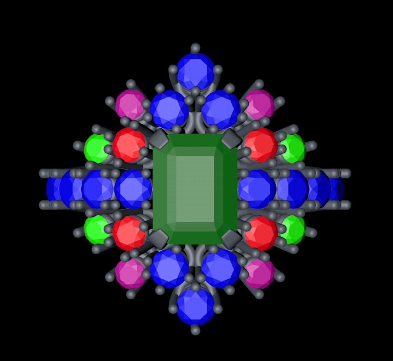 Preliminari 3D dell’Anello Mimosa durante la progettazione