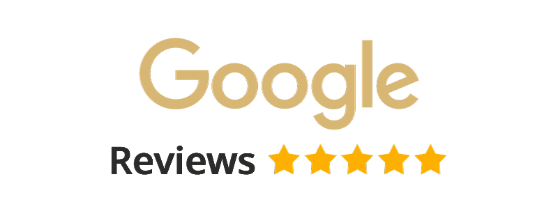Google Reviews badge with five-star rating
