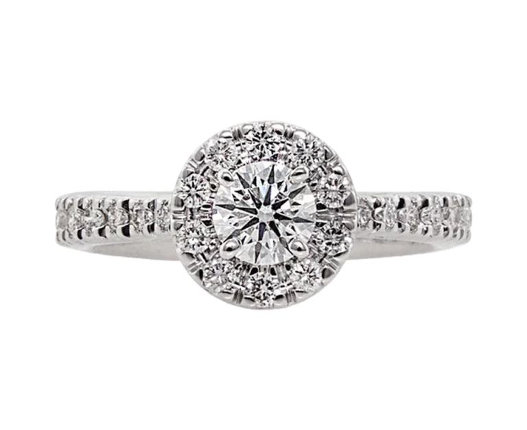 Cone of light ring with bespoke handcrafted finish