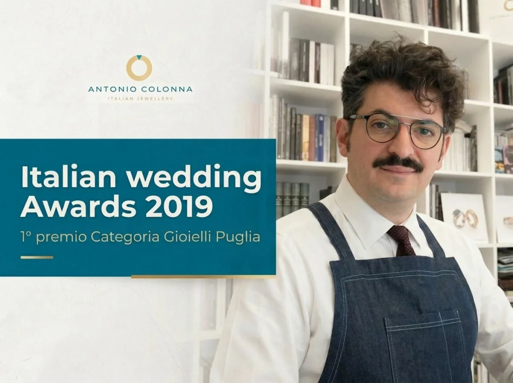 Antonio Colonna awarded best jewellery store in Apulia at the Italian Wedding Awards 2019